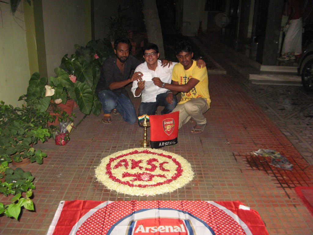 Gunners from Chennai who celebrated Onam with their comrades in Kerala
