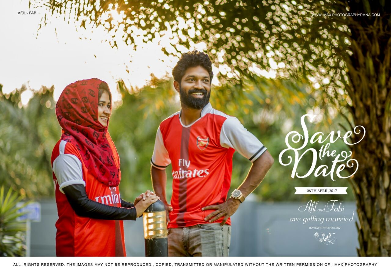 You’re all invited ! As this incredible Gooner couple celebrates their love for Arsenal and each other